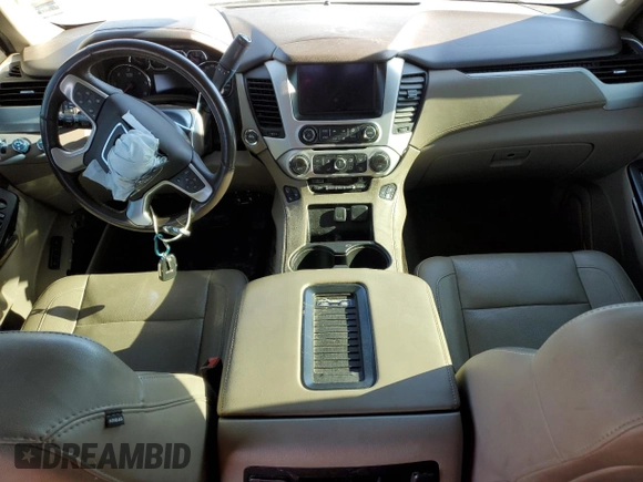 2015 GMC Yukon XL SLT with VIN 1GKS2HKC4FR631724, listed as a Copart auction lot 42298335 with 0 mi miles and Salvage Title. Bid and sale history available at carsss.com. Image 8.