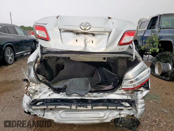 2011 Toyota Camry LE with VIN 4T4BF3EK7BR182649, listed as a Copart auction lot 60198635 with Not provided miles and Salvage title. Bid and sale history available at DreamBid. Image 6.