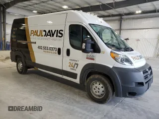2017 Ram ProMaster Cargo with VIN 3C6TRVDG9HE550721, listed as a Copart auction lot 53695575 with 100,559 mi miles and Salvage Title. Bid and sale history available at carsss.com. Image 4.