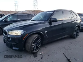2015 BMW X5 M z VIN 5YMKT6C50F0C89135, wystawiony jako Copart lot #84718754 z przebiegiem 105 963 mil mil oraz Szkoda całkowita • Salvage title. Historia ofert i sprzedaży dostępna na DreamBid. Obrazek 1.