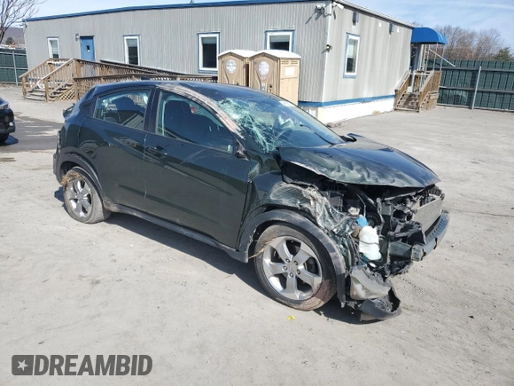 2017 Honda HR-V LX with VIN 3CZRU6H3XHG707329, listed as a Copart auction lot 48819235 with Not Provided miles and Salvage Title. Bid and sale history available at DreamBid. Image 4.