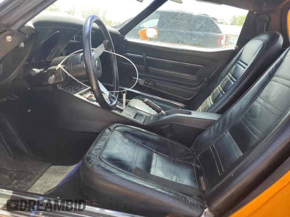 1977 Chevrolet Corvette with VIN 1Z37X7S446784, listed as a Copart auction lot 54176595 with 53,535 mi miles and Clean title. Bid and sale history available at DreamBid. Image 7.