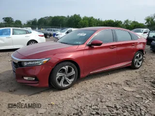 2018 Honda Accord EX-L with VIN 1HGCV1F51JA146668, listed as a Copart auction lot 60541465 with 57,769 mi miles and Salvage title. Bid and sale history available at DreamBid. Image 1.