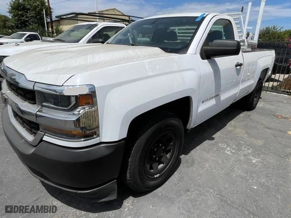 2018 Chevrolet Silverado 1500 Work Truck with VIN 1GCNCNEH0JZ281920, listed as a Copart auction lot 45602335 with 136,715 mi miles and Clean Title. Bid and sale history available at carsss.com. Image 2.