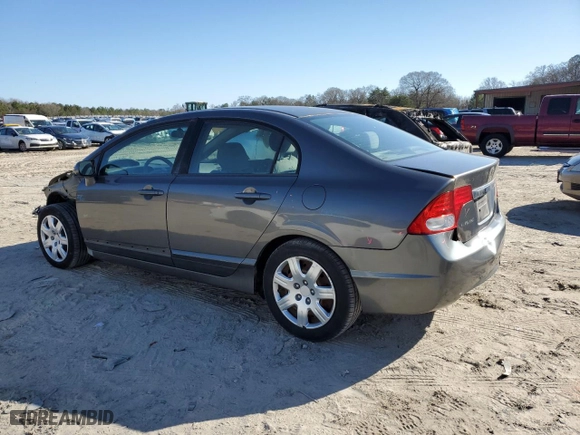 2009 Honda Civic Sdn LX with VIN 2HGFA165X9H303426, listed as a Copart auction lot 50101615 with 223,272 mi miles and Salvage Title. Bid and sale history available at carsss.com. Image 2.