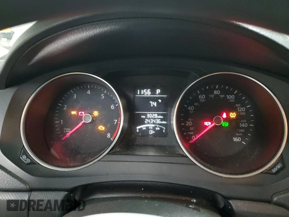 2015 Volkswagen Jetta S with VIN 3VW2K7AJ2FM302752, listed as a Copart auction lot 59302965 with 243,436 mi miles and Clean title. Bid and sale history available at DreamBid. Image 9.