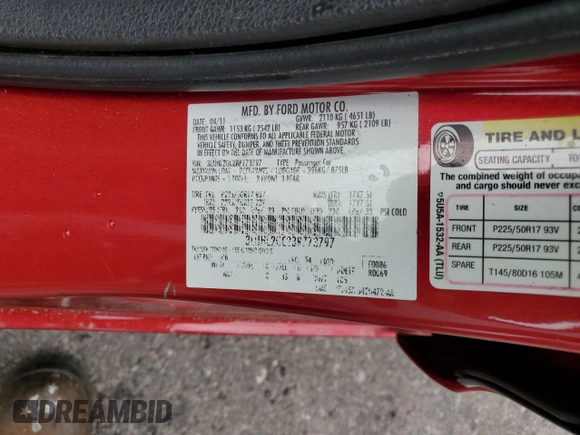 2011 Lincoln MKZ с VIN 3LNHL2GC2BR773797, выставлен на аукционе Copart как лот 62564215 с пробегом 190 071 миль миль и Списание • Salvage title. История ставок и продаж доступна на DreamBid. Изображение 13.
