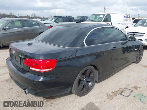 2007 BMW 3 Series 335i with VIN WBAWL73537PX49634, listed as a IAAI auction lot 41717943 with 1 mi miles. Bid and sale history available at carsss.com. Image 4.