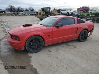 2009 Ford Mustang with VIN 1ZVHT80N895129590, listed as a Copart auction lot 46162455 with 145,096 mi miles and Salvage Title. Bid and sale history available at carsss.com. Image 1.