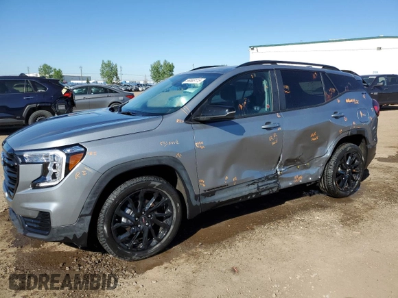 2024 GMC Terrain SLE with VIN 3GKALTEG9RL343588, listed as a Copart auction lot 58863115 with 22,252 mi miles and Salvage title. Bid and sale history available at DreamBid. Image 1.