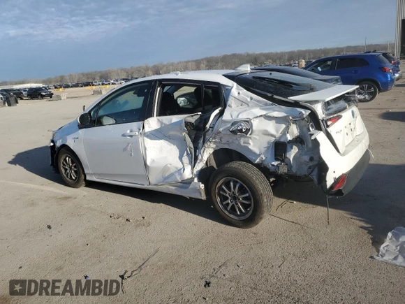 2020 Toyota Prius L Eco with VIN JTDKARFU0L3106035, listed as a Copart auction lot 50264895 with 117,156 mi miles and Salvage Title. Bid and sale history available at DreamBid. Image 2.
