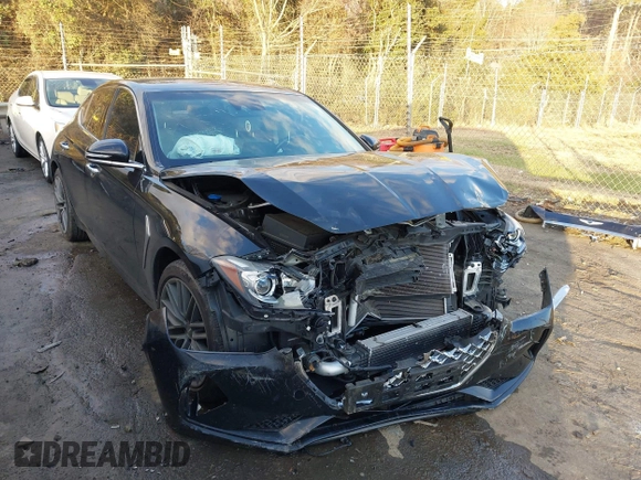 2019 Genesis G70 Advanced with VIN KMTG64LA7KU027220, listed as a IAAI auction lot 41133708 with 50,987 mi miles and . Bid and sale history available at DreamBid. Image 1.