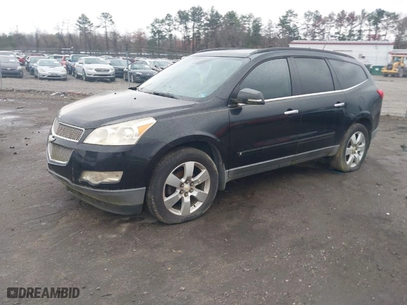 2009 Chevrolet Traverse LTZ with VIN 1GNEV33D59S126760, listed as a IAAI auction lot 41818201 with NaN miles. Bid and sale history available at carsss.com. Image 2.