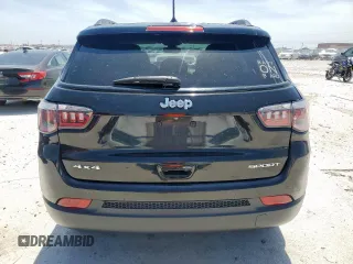 2018 Jeep Compass Sport with VIN 3C4NJDAB2JT220416, listed as a Copart auction lot 56775465 with 99,869 mi miles and Salvage title. Bid and sale history available at DreamBid. Image 6.