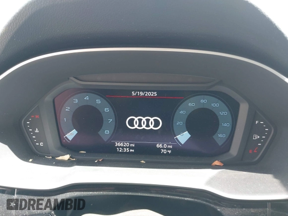 2022 Audi Q3 Premium with VIN WA1AUCF37N1031270, listed as a IAAI auction lot 42297083 with 36,620 mi miles and . Bid and sale history available at DreamBid. Image 7.
