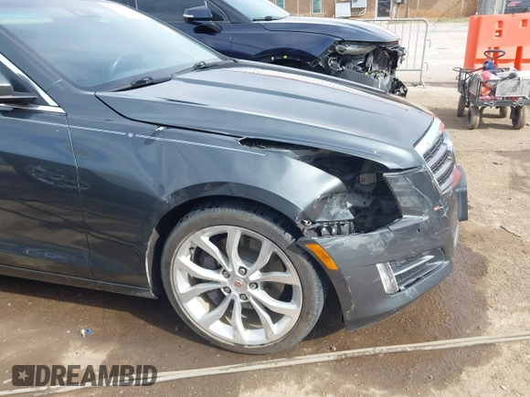 2014 Cadillac ATS Performance with VIN 1G6AC5S35E0116188, listed as a IAAI auction lot 41860494 with 85,517 mi miles. Bid and sale history available at carsss.com. Image 6.