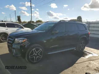2018 Mercedes-Benz GLS with VIN 4JGDF7DEXJB029103, listed as a Copart auction lot 46898555 with 36,944 mi miles and Clean Title. Bid and sale history available at carsss.com. Image 1.