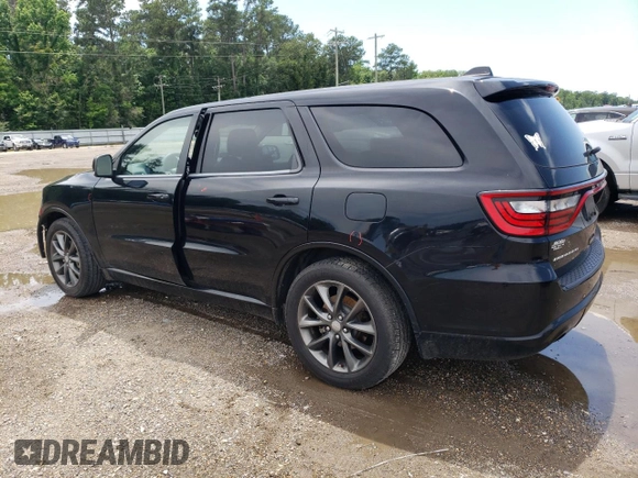 2017 Dodge Durango GT with VIN 1C4RDHDG6HC904866, listed as a Copart auction lot 58278415 with 172,586 mi miles and Salvage title. Bid and sale history available at DreamBid. Image 2.