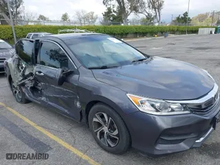 2017 Honda Accord Sedan LX with VIN 1HGCR2F30HA166400, listed as a IAAI auction lot 41909528 with 77,652 mi miles. Bid and sale history available at carsss.com. Image 1.