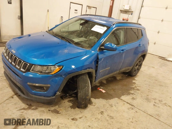2018 Jeep Compass Altitude with VIN 3C4NJDBB5JT345165, listed as a IAAI auction lot 41618844 with 66,226 mi miles and . Bid and sale history available at carsss.com. Image 17.