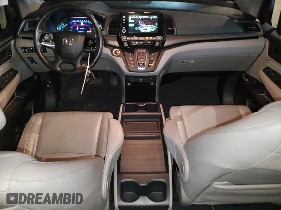 2020 Honda Odyssey Touring with VIN 5FNRL6H89LB015159, listed as a Copart auction lot 85996814 with 65,234 mi miles and Salvage Title. Bid and sale history available at DreamBid. Image 8.
