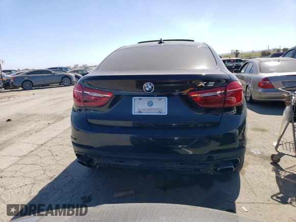 2015 BMW X6 xDrive50i with VIN 5UXKU6C53F0F94035, listed as a Copart auction lot 49604204 with 122,910 mi miles and Salvage Title. Bid and sale history available at carsss.com. Image 6.