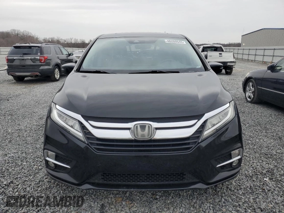 2019 Honda Odyssey Touring with VIN 5FNRL6H8XKB019879, listed as a Copart auction lot 48260545 with 164,233 mi miles and Salvage Title. Bid and sale history available at carsss.com. Image 5.