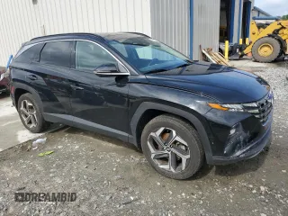 2023 Hyundai Tucson Limited with VIN 5NMJECAE2PH201393, listed as a Copart auction lot 60436905 with 25,855 mi miles and Salvage title. Bid and sale history available at DreamBid. Image 4.