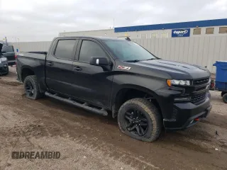 2020 Chevrolet Silverado 1500 LT Trail Boss with VIN 1GCPYFEL0LZ347891, listed as a Copart auction lot 79296634 with 43,824 mi miles and Salvage Title. Bid and sale history available at carsss.com. Image 4.