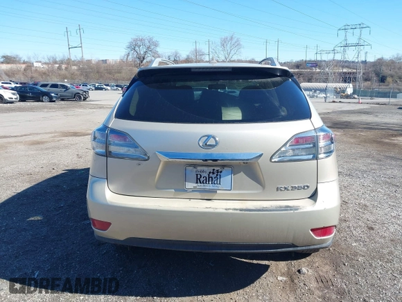 2012 Lexus RX 350 with VIN 2T2BK1BAXCC121378, listed as a IAAI auction lot 41838788 with 285,010 mi miles. Bid and sale history available at carsss.com. Image 17.