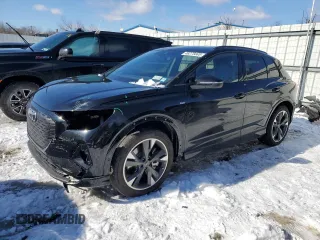 2024 Audi Q4 e-tron Premium Plus with VIN WA1LUBFZ1RP070771, listed as a Copart auction lot 46275665 with 1,644 mi miles and Salvage Title. Bid and sale history available at DreamBid. Image 1.