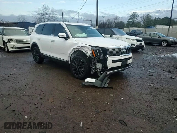 2021 Kia Telluride SX with VIN 5XYP54HC8MG158219, listed as a Copart auction lot 49172935 with 49,298 mi miles and Salvage Title. Bid and sale history available at carsss.com. Image 12.