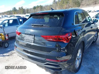 2023 Audi Q3 S line Premium with VIN WA1DECF34P1143148, listed as a IAAI auction lot 41566031 with 10,708 mi miles and . Bid and sale history available at DreamBid. Image 16.