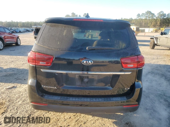 2020 Kia Sedona EX with VIN KNDMB5C19L6633997, listed as a Copart auction lot 86919254 with 82,126 mi miles and Salvage Title. Bid and sale history available at carsss.com. Image 6.