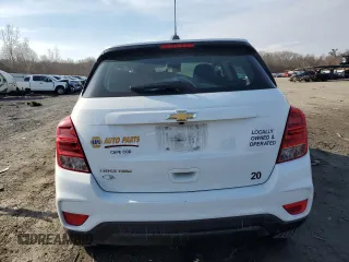 2022 Chevrolet Trax LS with VIN KL7CJNSM9NB504966, listed as a Copart auction lot 46585695 with 75,595 mi miles and Salvage Title. Bid and sale history available at carsss.com. Image 6.