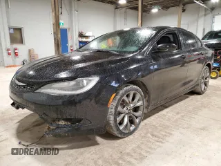 2016 Chrysler 200 S with VIN 1C3CCCBG5GN180691, listed as a Copart auction lot 51613725 with 167,564 mi miles and Salvage Title. Bid and sale history available at carsss.com. Image 1.