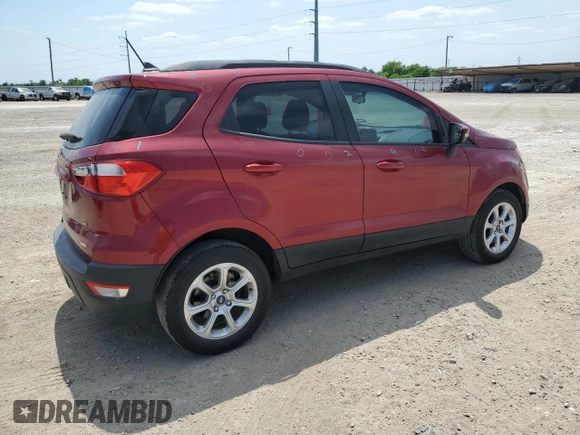 2019 Ford EcoSport SE z VIN MAJ3S2GE4KC302791, wystawiony jako Copart lot #53673525 z przebiegiem 54 600 mil mil oraz Czysty tytuł • Clean title. Historia ofert i sprzedaży dostępna na DreamBid. Obrazek 3.