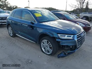2018 Audi Q5 Premium Plus with VIN WA1BNAFY1J2011912, listed as a IAAI auction lot 41234915 with 86,471 mi miles. Bid and sale history available at carsss.com. Image 1.