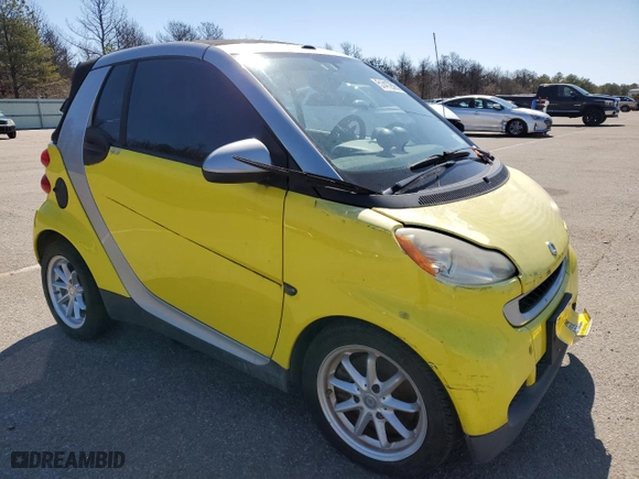 2008 Smart fortwo Passion with VIN WMEEK31X58K124103, listed as a Copart auction lot 51412695 with 16,216 mi miles and Salvage Title. Bid and sale history available at carsss.com. Image 4.
