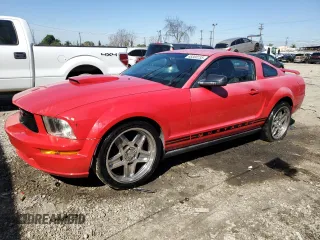 2005 Ford Mustang Deluxe with VIN 1ZVFT80NX55194426, listed as a Copart auction lot 48380235 with 222,225 mi miles and Clean Title. Bid and sale history available at carsss.com. Image 1.