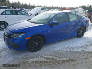 2021 Honda Civic Sedan Sport with VIN 2HGFC2F87MH547568, listed as a IAAI auction lot 41490333 with 20,089 mi miles. Bid and sale history available at carsss.com. Image 21.