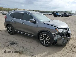 2019 Nissan Rogue SL with VIN 5N1AT2MT9KC777818, listed as a Copart auction lot 51148915 with 54,371 mi miles and Salvage Title. Bid and sale history available at DreamBid. Image 4.
