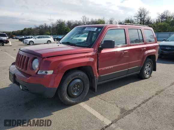 2014 Jeep Patriot Sport with VIN 1C4NJPBA7ED812056, listed as a Copart auction lot 60888345 with 113,243 mi miles and Salvage title. Bid and sale history available at DreamBid. Image 1.