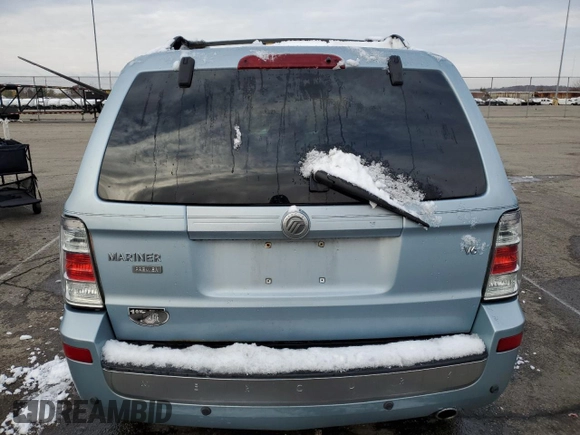 2008 Mercury Mariner Premier with VIN 4M2CU87138KJ16754, listed as a Copart auction lot 80309914 with 170,852 mi miles and Salvage Title. Bid and sale history available at carsss.com. Image 6.