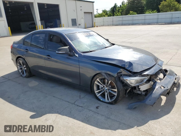 2012 BMW 3 Series 335i with VIN WBA3A9C5XCF474803, listed as a Copart auction lot 57940675 with 121,960 mi miles and Salvage title. Bid and sale history available at DreamBid. Image 4.