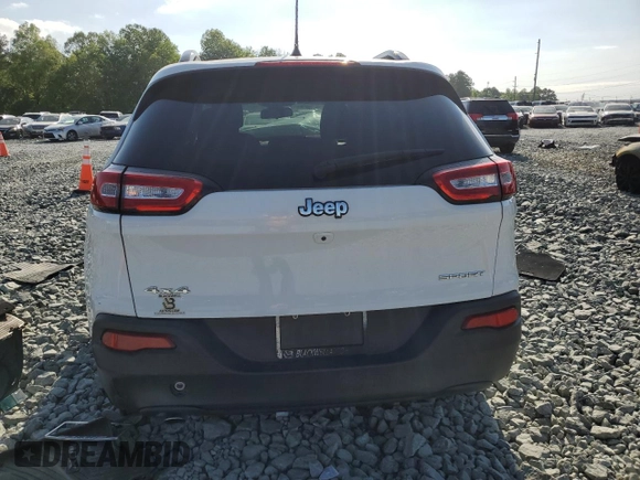 2016 Jeep Cherokee Sport with VIN 1C4PJMAB0GW286149, listed as a Copart auction lot 55111165 with Not provided miles and Salvage title. Bid and sale history available at DreamBid. Image 6.