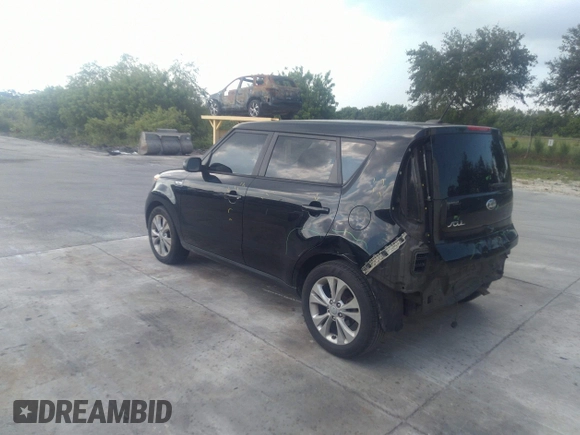 2016 Kia Soul + with VIN KNDJP3A53G7238180, listed as a IAAI auction lot 34502423 with 125,932 mi miles. Bid and sale history available at carsss.com. Image 3.
