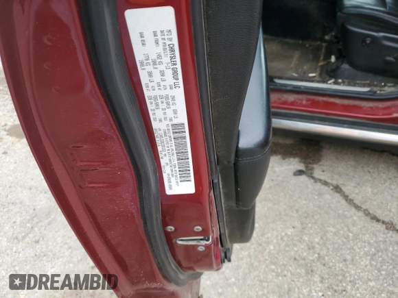 2013 Dodge Durango Crew with VIN 1C4RDJDG9DC691333, listed as a Copart auction lot 53792405 with 165,498 mi miles and Salvage title. Bid and sale history available at DreamBid. Image 12.