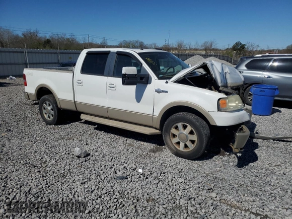2008 Ford F-150 XLT with VIN 1FTPW14V58KB37444, listed as a Copart auction lot 50063545 with 165,536 mi miles and Salvage Title. Bid and sale history available at carsss.com. Image 4.