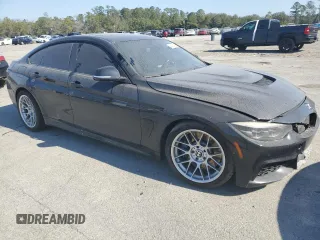 2018 BMW 4 Series 440i with VIN WBA4J5C5XJBF06282, listed as a Copart auction lot 44244945 with Not Provided miles and Salvage Title. Bid and sale history available at DreamBid. Image 4.